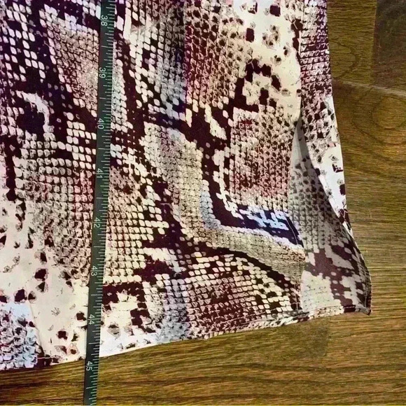 Beautiful 100% Silk CAMI NYC Snakeskin Sexy Midi Dress - Picture 4 of 5